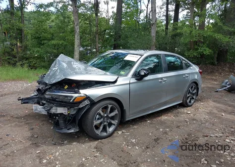 2025 Honda Civic Hybrid Sport/Sport Touring из США, поврежденный, VIN 2HGFE4F86SH319225